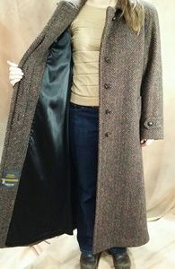 London Fog Long Tweed Wool